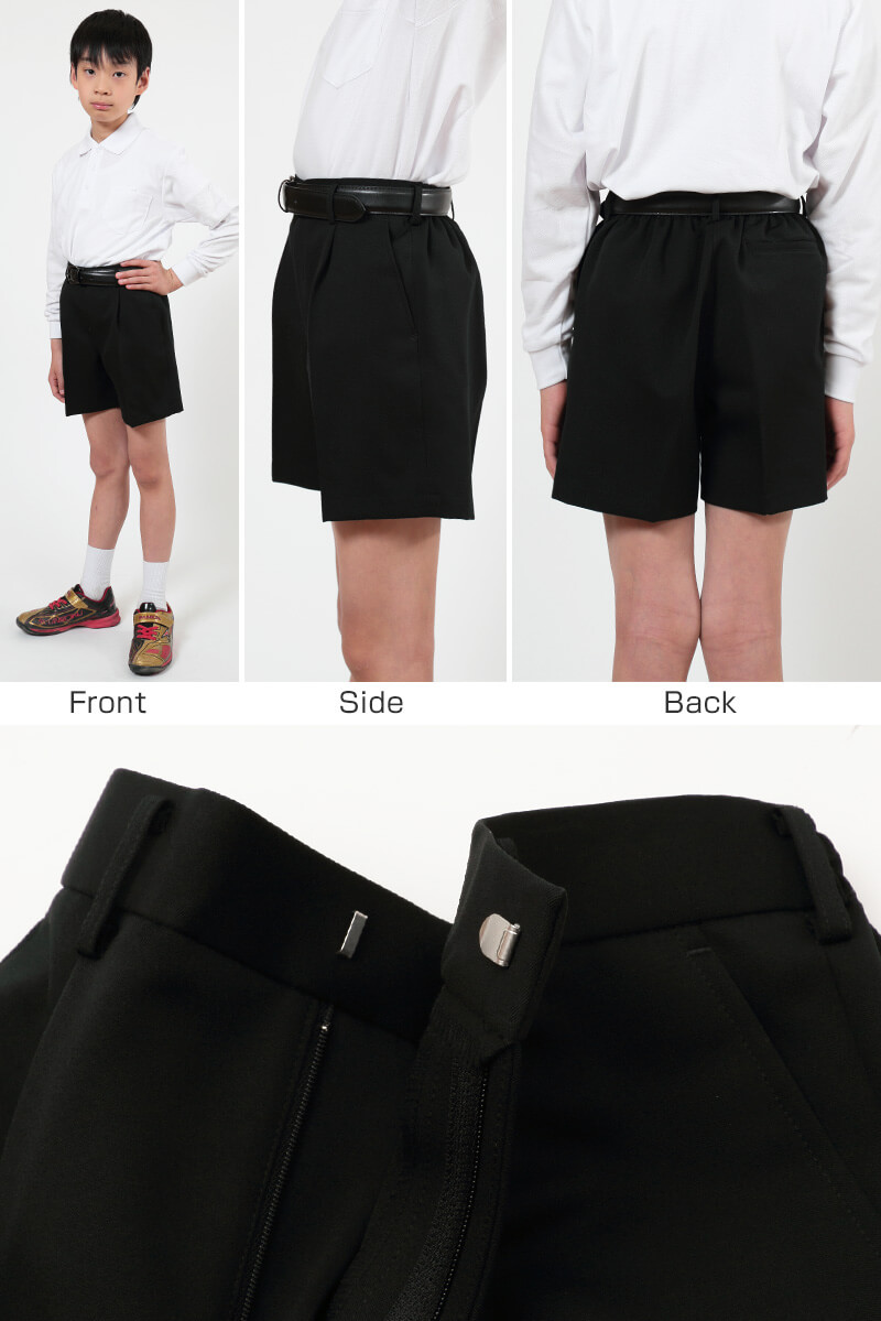 トンボ学生服 小学生半サムパンツ (130cmB～160cmB) (トンボ TOMBOW 丸洗いOK ハーフパンツ)  (在庫限り)