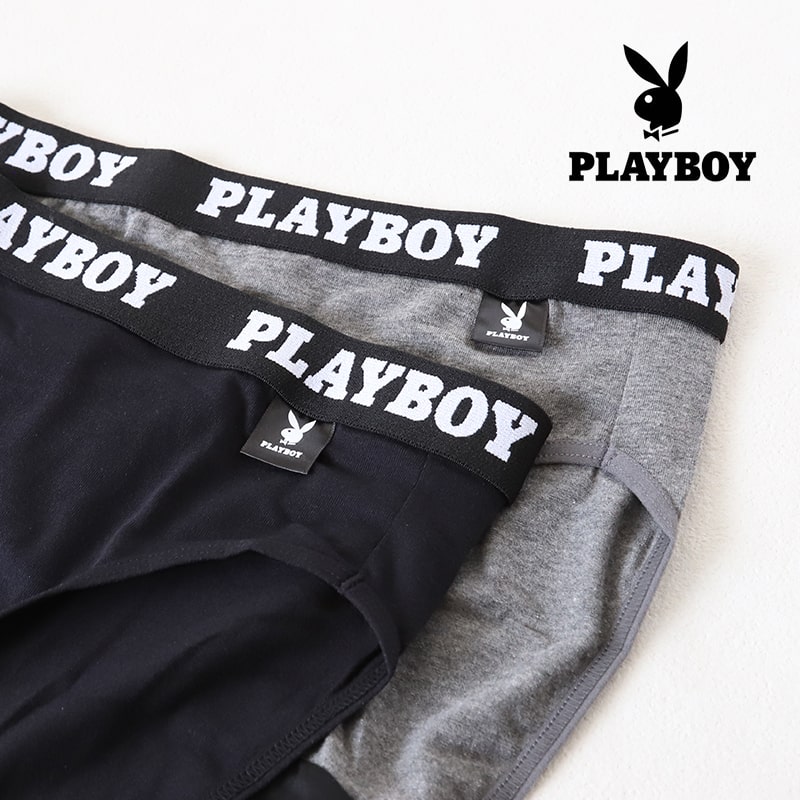 ショーツ レディース 婦人 シンプル ブランド PLAYBOY M L LL 下着 肌着 インナー PLAY BOY 綿混