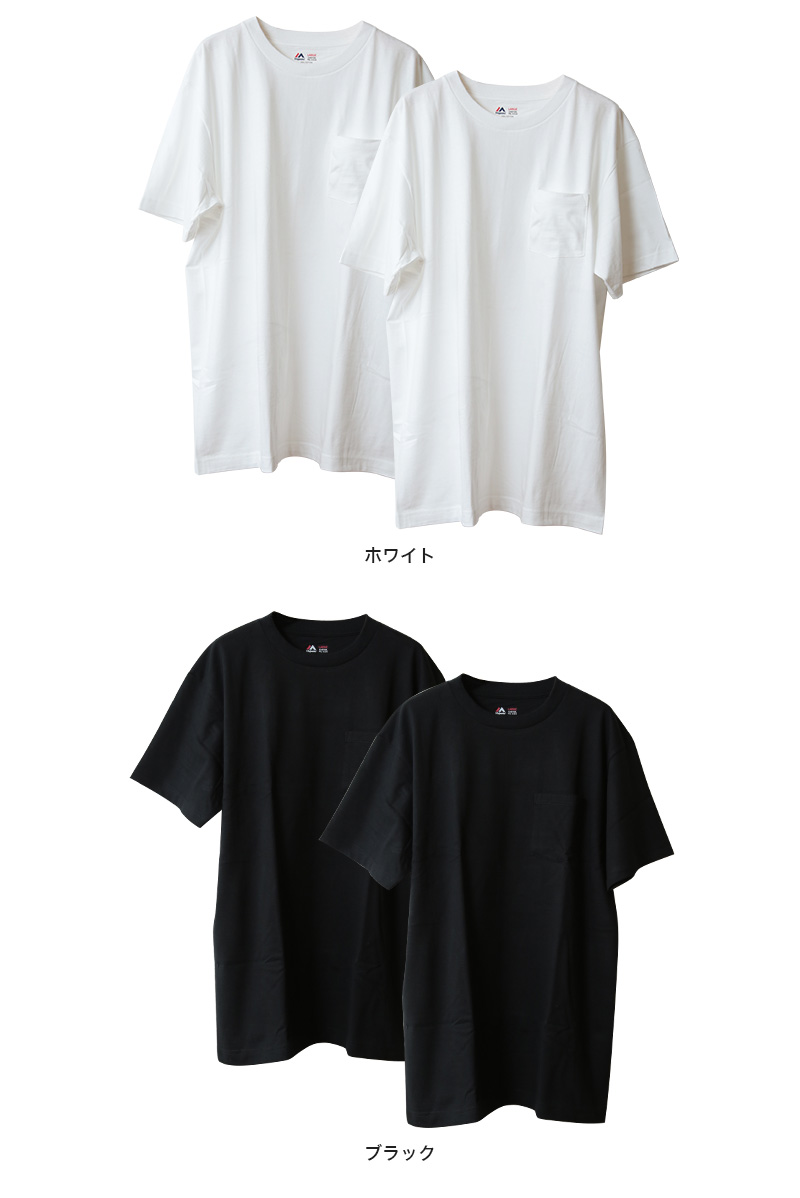 Tシャツ メンズ 半袖 インナー 綿 2枚組 S～XL (tシャツ 綿100% トップス シャツ クルーネック 無地 小さいサイズ) (在庫限り)