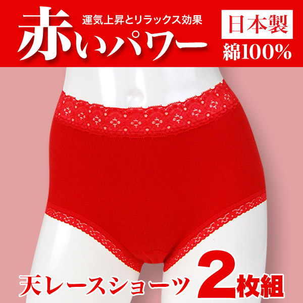 ショーツ 綿100% レディース 深履き 2枚組 M～5L (深ばきショーツ 綿 下着 深ばき パンツ 大きいサイズ 3l インナー 締め付けない ゆったり リブ お腹 すっぽり 日本製) (在庫限り)