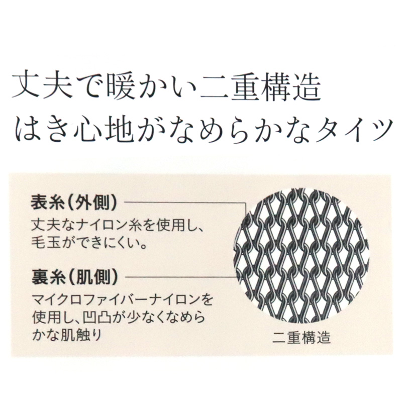 グンゼ サブリナ ウォームタイツ 60デニール M-L・L-LL (保湿 毛玉防止 静電気防止 婦人)