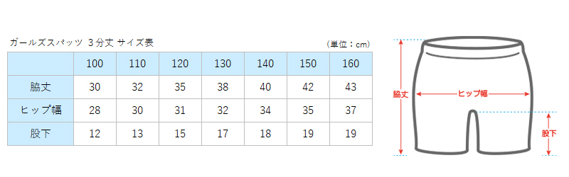 【3枚セット】スパッツ 一分丈 キッズ 黒 レギンス 100cm～160cm (一分丈 子供 子ども 女の子 男の子 ジュニア オーバーパンツ 黒 スカート下 保育園 小学生 インナー 下着)